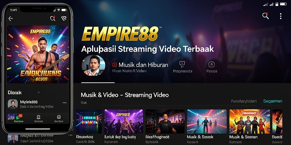 Antarmuka EMPIRE88 yang intuitif untuk Streaming Video.