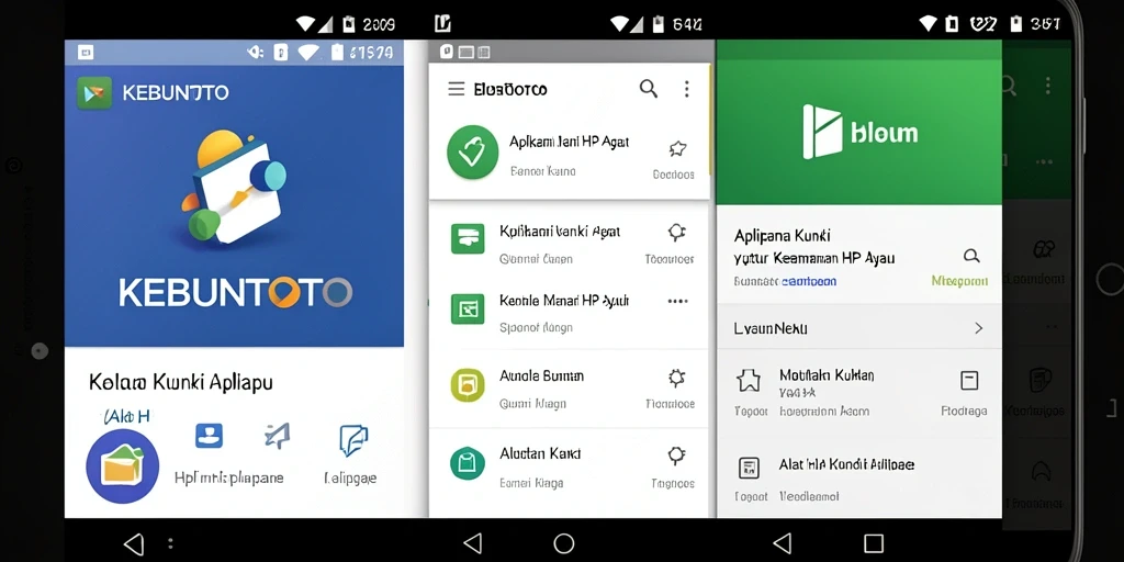 Antarmuka KEBUNTOTO yang sederhana dan mudah digunakan.