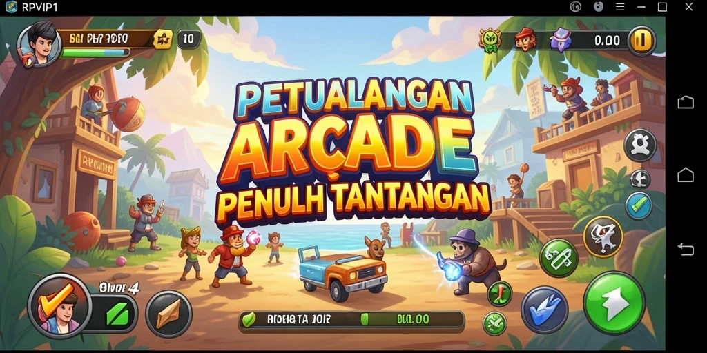 Antarmuka permainan RPVIP1 yang dinamis dan menarik.