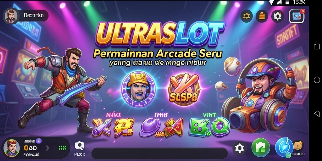 Antarmuka user-friendly permainan ULTRASLOT yang menarik.